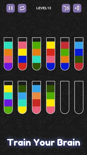 Water Sort Puzzle - Sort Color  [МОД Меню] Screenshot 4