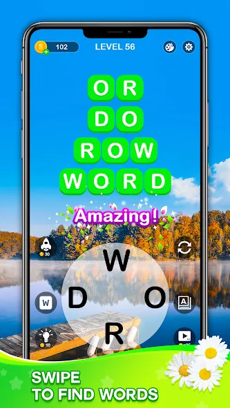 Word Connect - Train Brain (Ворд Коннект)  [МОД Много денег] Screenshot 1