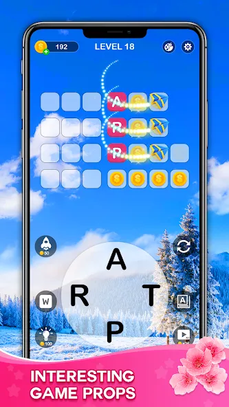 Word Connect - Train Brain (Ворд Коннект)  [МОД Много денег] Screenshot 3